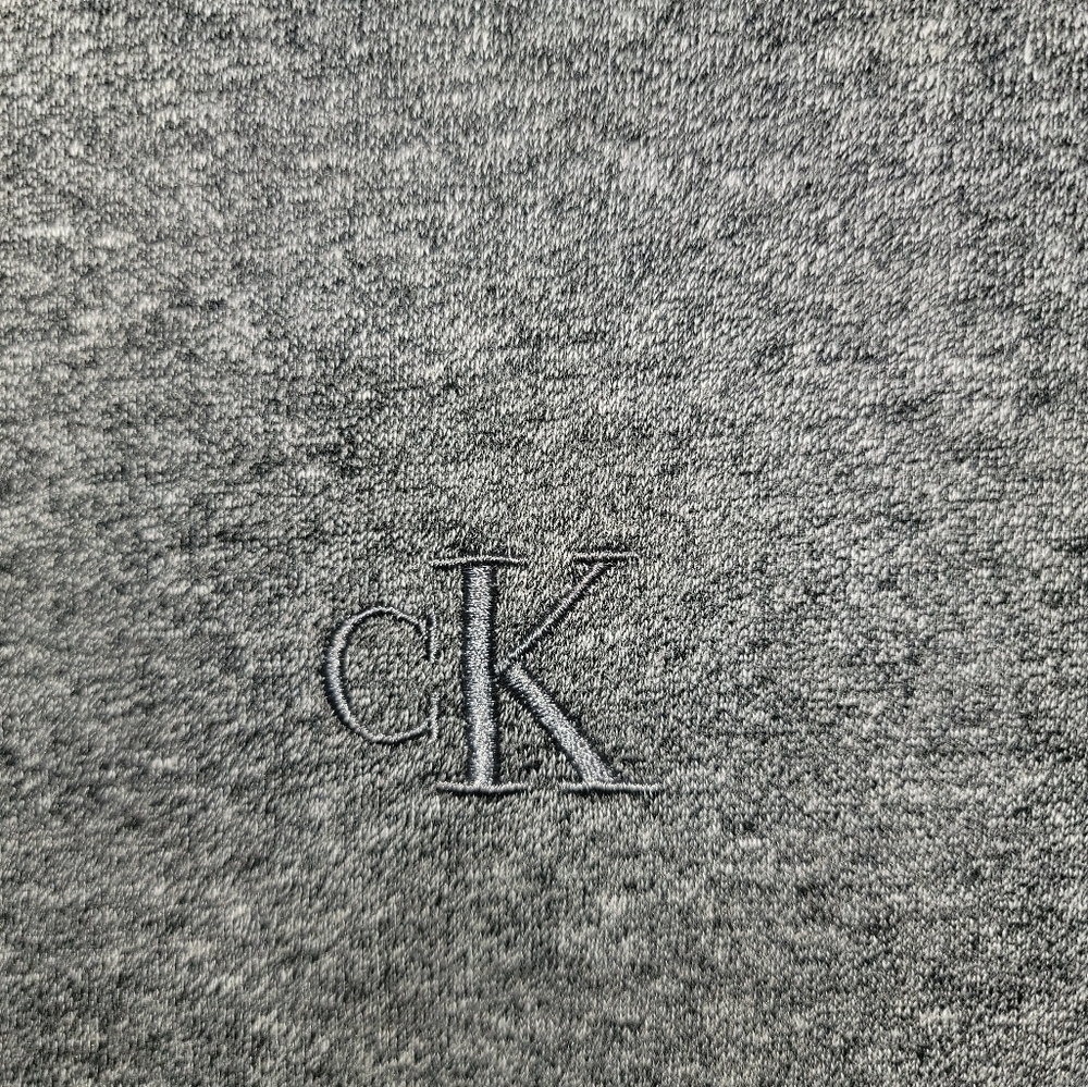 Calvin Klein Charcoal Womens Hooded Sweatshirt - Picture 2 of 4